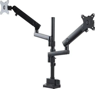 Immagine prodotto di StarTech.com ARMDUALPIVOT supporto da tavolo per Tv a schermo piatto 81,3 cm (32") Nero