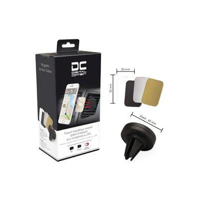 Obrázok produktu pre Erard 736156, Mobilný počítač, Mobilný telefón / smartfón, Navigátor, Tablet/UMPC, Aktívny držiak, Auto, Čierna
