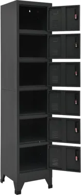 Immagine prodotto di Armadietto con Serratura Antracite 38x45x180 cm in Acciaio