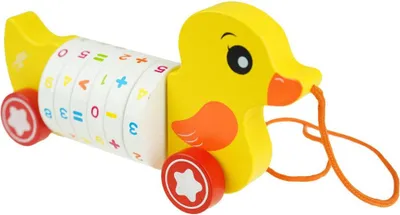 Produktbild von Lernpuzzle aus Holz, Einmaleins, Ente