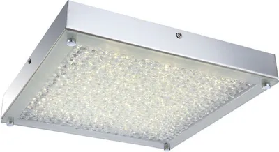 Zdjęcie produktu dla Plafon LED kwadratowy ADAM SQUARE chromowany kryształ 20W Neutralna biel 1600lm kryształ wym:5x40x40cm IP20 Italux