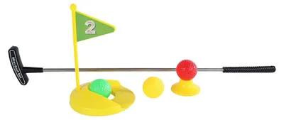 Zdjęcie produktu dla Zestaw do golfa Sun Fun z 3 piłeczkami i dołkiem