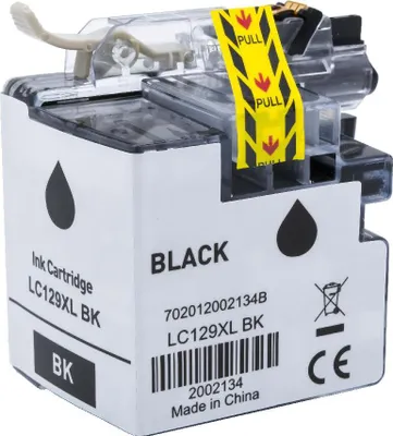 Produktbild von black Tinte/Tintenpatrone 4.6-LC-129XLBK-BULK kompatibel mit Brother LC-129XLBK [ LC-129XL ]  Seiten: 2.400
