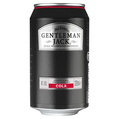 Immagine prodotto di Jack Daniels Gentleman Jack & Cola 10% Vol. (0,33 l)