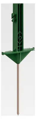 Produktbild von Weidezaunpfahl Kunststoff 156 cm grün 20 Stück
