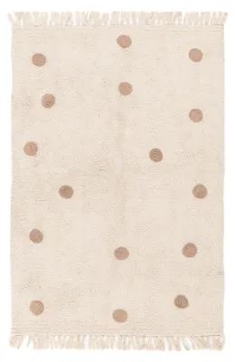Zdjęcie produktu dla Dywan do pokoju dziecięcego – Lou Dots Taupe