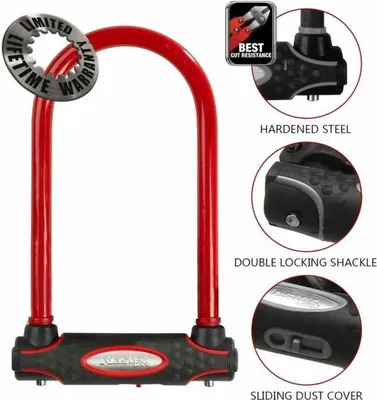 Produktbild von Master Lock Schlüssel Vorhängeschloss Rot