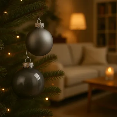 Produktbild von com-four® 24x Weihnachtskugeln, Christbaumkugeln aus echtem Glas für Weihnachten, Baumschmuck für den Christbaum, Ø 6 cm