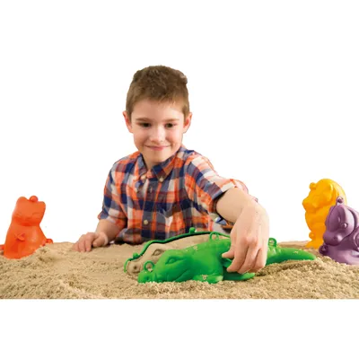 Produktbild von Eduplay Sandformen 3D groß - Outdoor Spielzeug Set mit 4 Tieren