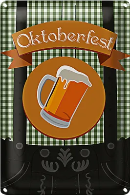 Produktbild von Blechschild 40x30cm Bier