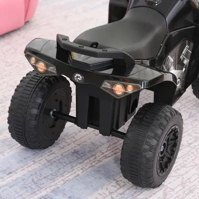 Produktbild von HOMCOM Kinderquad (18-36 Monate) - Abmessungen: 67 x 38 x 44 cm (L x B x H) - Licht- und Soundeffekte - Schwarz - NICHT ELEKTRISCH