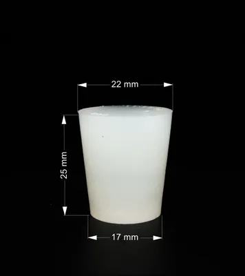Produktbild von Silikon Stopfen 22/17mm - Silikonstopfen