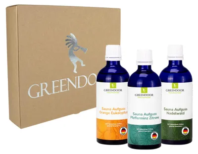 Produktbild von GREENDOOR Geschenk Set  Sauna Aufguss