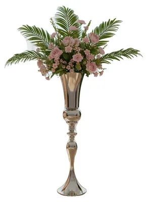 Immagine prodotto di Vaso da terra, altezza 74 cm, diametro 20 cm, stile moderno, rivestimento elettrolitico, da appoggio