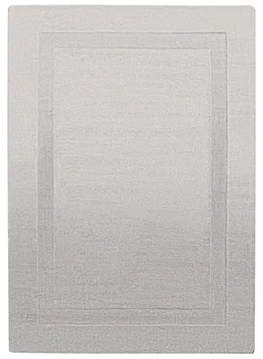 Produktbild von BELIANI Teppich Grau Wolle Einfarbig Rechteckig 160x230 cm Strukturiert ohne Muster Moderner Kurzhaar Kurzflor Wohn- und Schlafzimmer Wollteppich