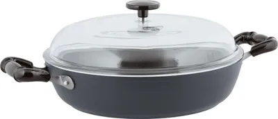Produktbild von Sambonet 1965 Vintage Quarzo Nero grau Pfanne 2Griffe 24 mD S0136-S00543-51015-74