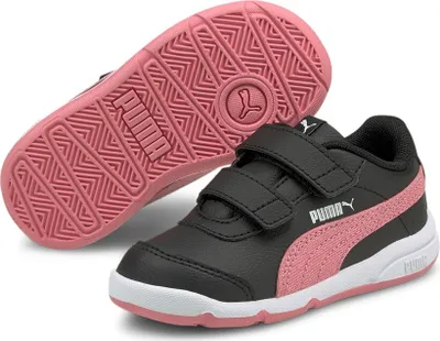 Produktbild von Puma Stepfleex 2 SL VE Glitz FS V Inf Sneaker Laufschuhe Turnschuhe 193622, Größe:EUR 21 / UK 4.5 / 13.5 cm, Farbe:Black (Puma Black - Peony)