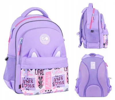 Produktbild von GoPack Schulrucksack GO26-182M-4 Mädchen Brustgurt Violett