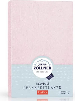 Produktbild von Julius Zöllner Spannbetttuch Frottee für Kinderbett 60