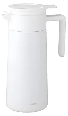 Produktbild von Hario doppelwandige Thermokanne mit Keramikbeschichtung, 800 ml – Weiß