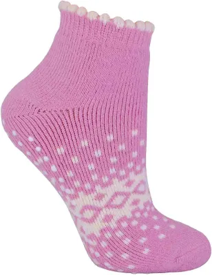 Produktbild von Damen Kurz Wollsocken Antirutsch | Thermo Sneaker Socken mit ABS Rutschfest