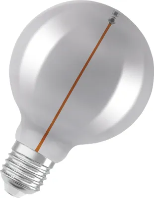Produktbild von OSRAM LED-Lampen, Vintage-Edition, 6 Watts Ersatz, E27, G95-shape, 1800 Kelvin, Comfort warm white, Klares Glas, single Pack