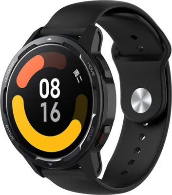 Produktbild von Strap-it Xiaomi Watch S1 Sportarmband (Schwarz)