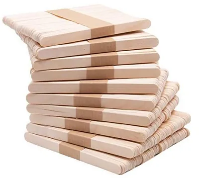 Obrázek produktu pro Solidchoice - 500 kusů hranolů z přírodního dřeva, rozměry 11 x 1 cm