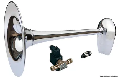 Produktbild von Brass Horn für 24 V RINA genehmigte Boote 20/75 m - Osculati 21.441.02