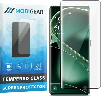 Produktbild von Mobigear Premium  OPPO Find X6 Panzerglas Gehärtetes Glas Displayschutz - Hüllenfreundlich - Schwarz