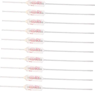 Obrázek produktu pro 10ks kovová skořepinová tepelná pojistka 250VAC 10A teplotní pojistka TF 72-250133