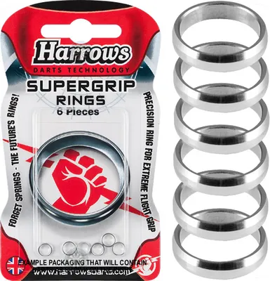 Produktbild von Harrows Supergrip Rings 6 Stück
