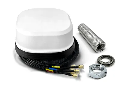 Produktbild von SATCO Antenne RUTC50 RUTX50 RUTM54 / SELFSAT MWR weiß, 4x 5G, 2x WLAN, 1x GPS, je 2m, bis +13 dBi