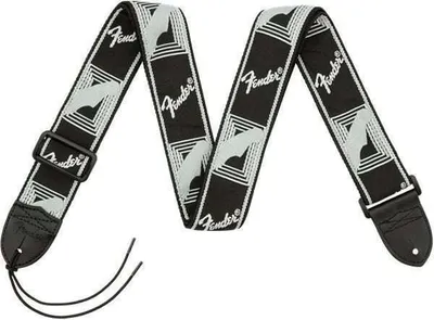 Immagine prodotto di Tracolla per chitarra Fender 2'' con monogramma nero/grigio chiaro/grigio scuro