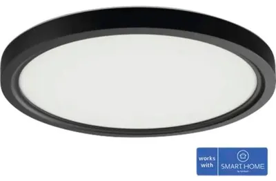 Produktbild von Philips Hue White and Color ambiance Tento rundes WCA LED-Deckenpanel 29,1 cm schwarz, Bluetooth/Zigbee, Schwarz, Multi, 2000 K, 6500 K, 16,6 W