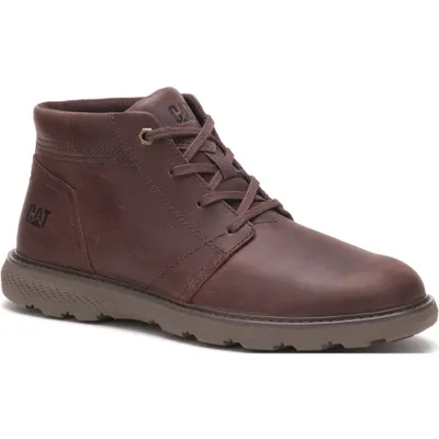 Produktbild von Caterpillar Trey 2.0 P725207 Herren Stiefel Braun Clove Größe 42 – Leder-Schnürboots, leichte Chukka Boots mit Komfortsohle für Alltag und Freizeit