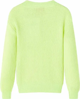 Produktbild von vidaXL Kinderpullover Gestrickt Neongelb 116