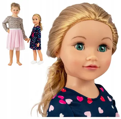 Produktbild von Laufende Prinzessinnenpuppe Smily Play 70 cm elegante und sichere Spielzeug