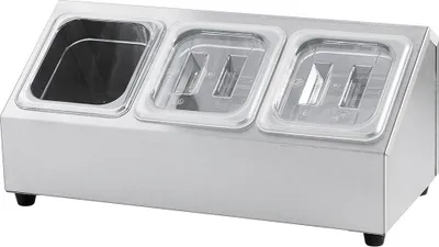 Produktbild von Ständer für Gastronormbehälter - 3 x GN 1/6 (150 mm)