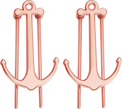 Produktbild von Stück Anker-Lesezeichen, kreative Lesezeichen aus Metall, Seitenhalter für Schüler, Lehrer, Abschlussgeschenke, Schul- und Bürobedarf