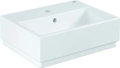 Produktbild von Grohe Handwaschbecken Cube Keramik 45cm, 1 HL m ÜL, wand, alp-we PureGuard