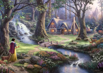 Produktbild von Schmidt Spiele Thomas Kinkade: Disney Schneewittchen, 1000 Stück(e), Cartoons