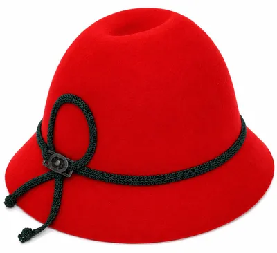 Produktbild von Isar-Trachten Kinder Trachtenhut mit Zierband 60102 | Rot Größe: 55