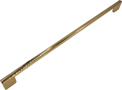 Produktbild von Eleganter Möbelgriff Svelto in Gold-Chrom, 320 mm, aus hochwertigem Aluminium, ideal für moderne Innenräume.