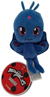 Produktbild von Miraculous Kwami Duusu Pfau Plüschtier 12,7 cm mit Clip