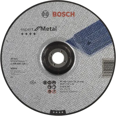 Image de Disque EXPERT à tronçonner BOSCH à moyeu déporté Spécial métaux 230X3.0 MM - 2608600226