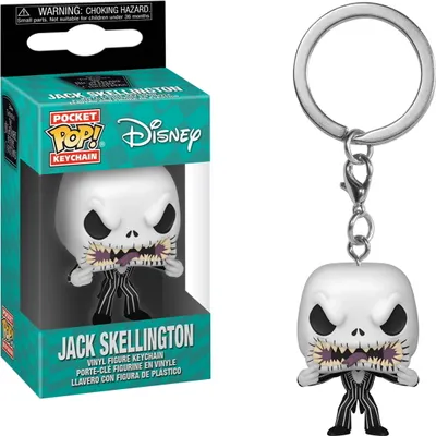 Produktbild von Disney Nightmare Before Christmas - Jack Skellington  - Schlüsselanhänger Funko Pocket POP! Keychain