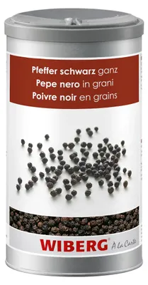 Zdjęcie produktu dla Wiberg pieprz czarny bardzo intensywny i ostry smak 630g
