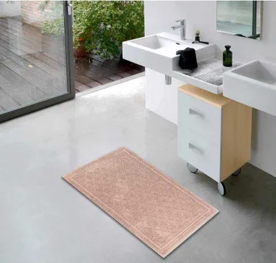 Produktbild von etérea Jacquard Badteppich Baumwolle 50x80 cm