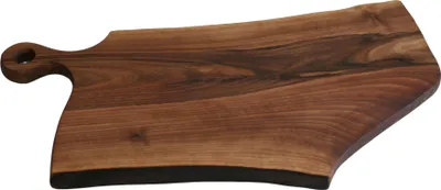 Image de Planche à découper en bois NOYER avec poignée | planche à découper en bois | planche de service | planche avec poignée en noyer